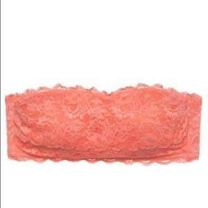 Cosabella padded bandeau. Coral Breeze. Petite